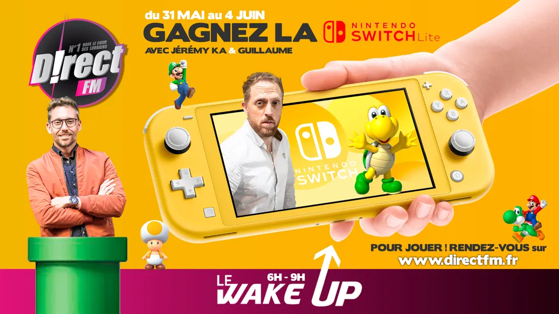 UNE NINTENDO SWITCH LITE À GAGNER CETTE SEMAINE DANS LE WAKE UP !